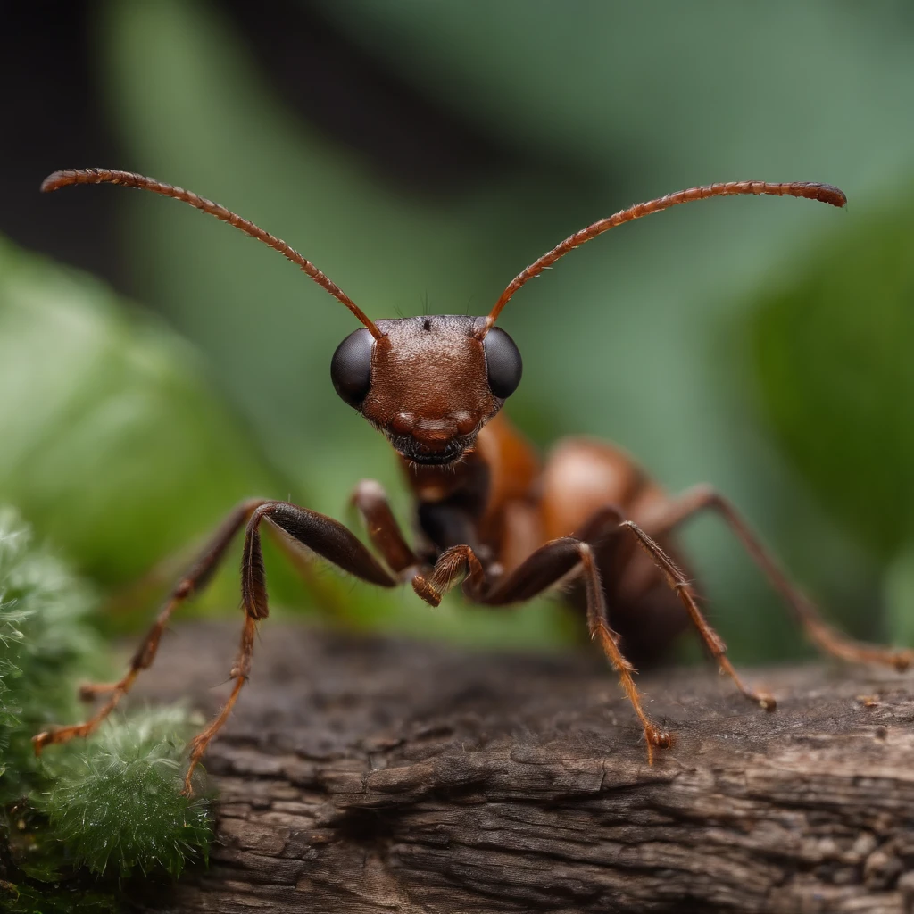 an ant in winter