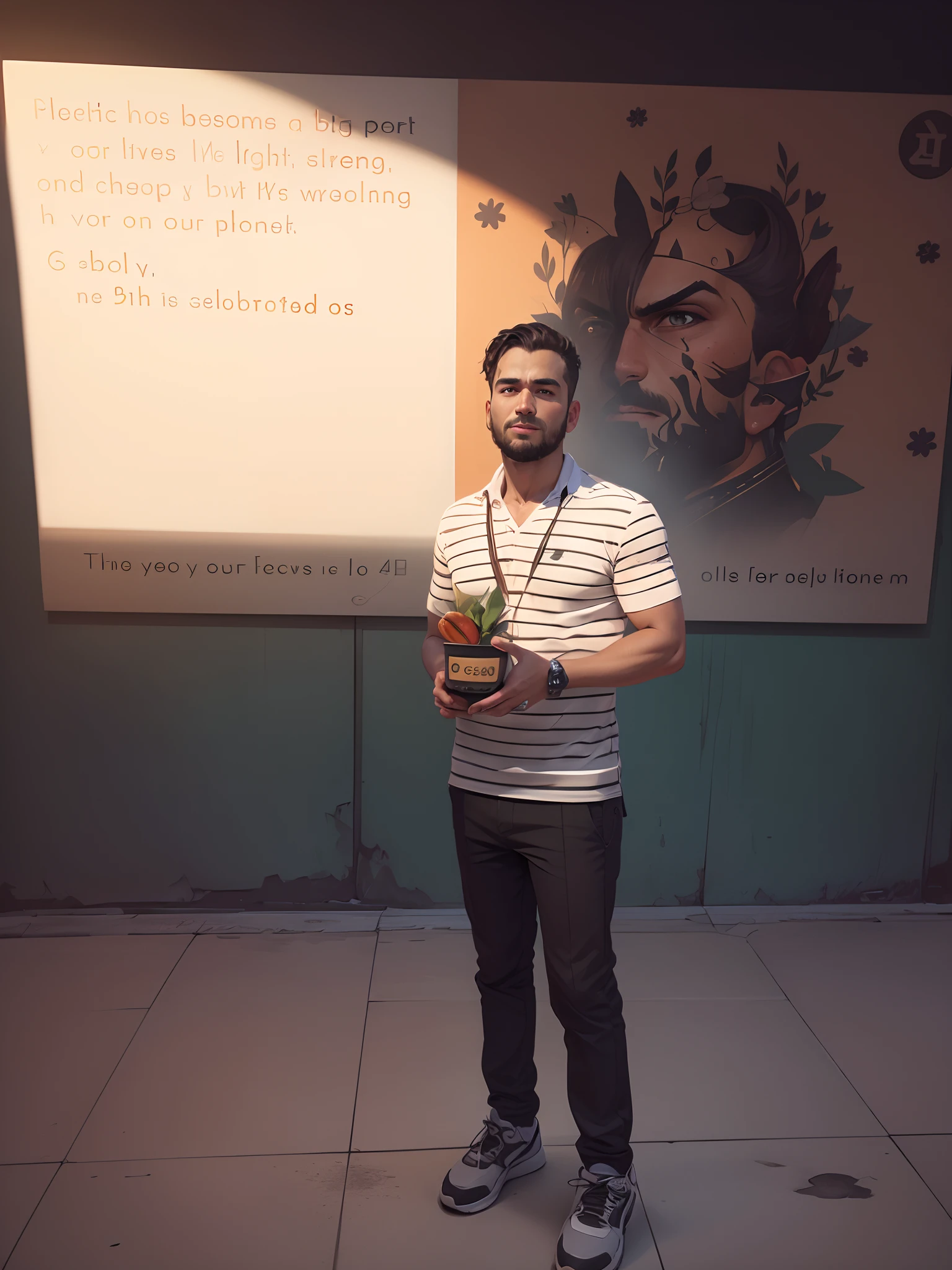 Mythical background, handsome boy, realistic face,4k resolution