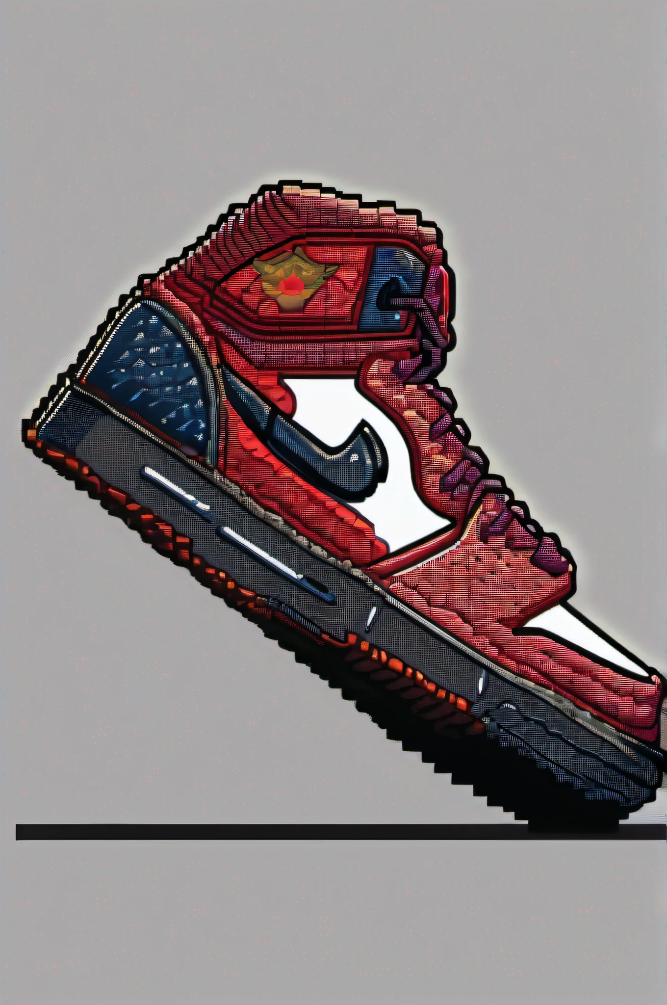Jordan Shoes, pixelart