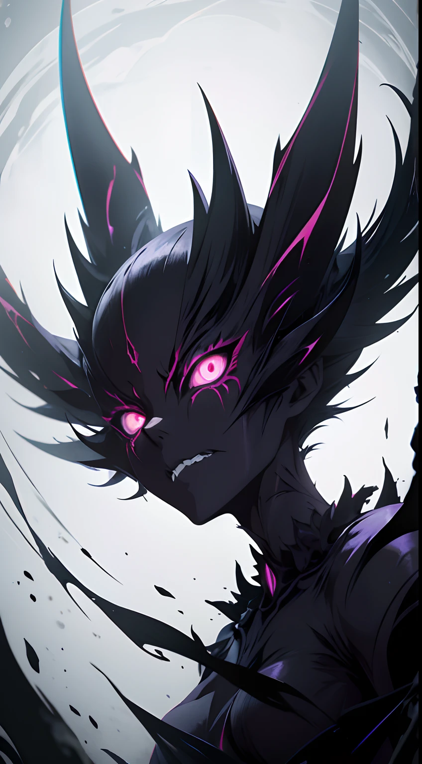 In the depths of darkness, an ominous and shapeless evil spirit emerges. With a sinister aura and malevolent energy, it haunts the anime realm, its presence felt in every brushstroke. Unleash your creativity to depict this malefic entity in all its terrifying glory, capturing its ethereal essence and foreboding nature.