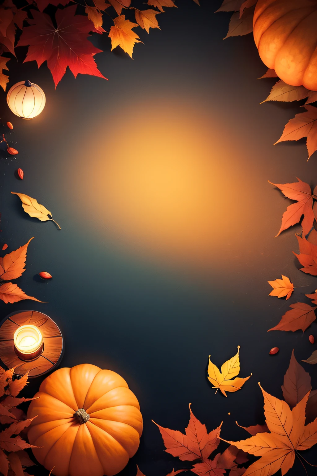 mid-autumn festival,fall leaves,No Man