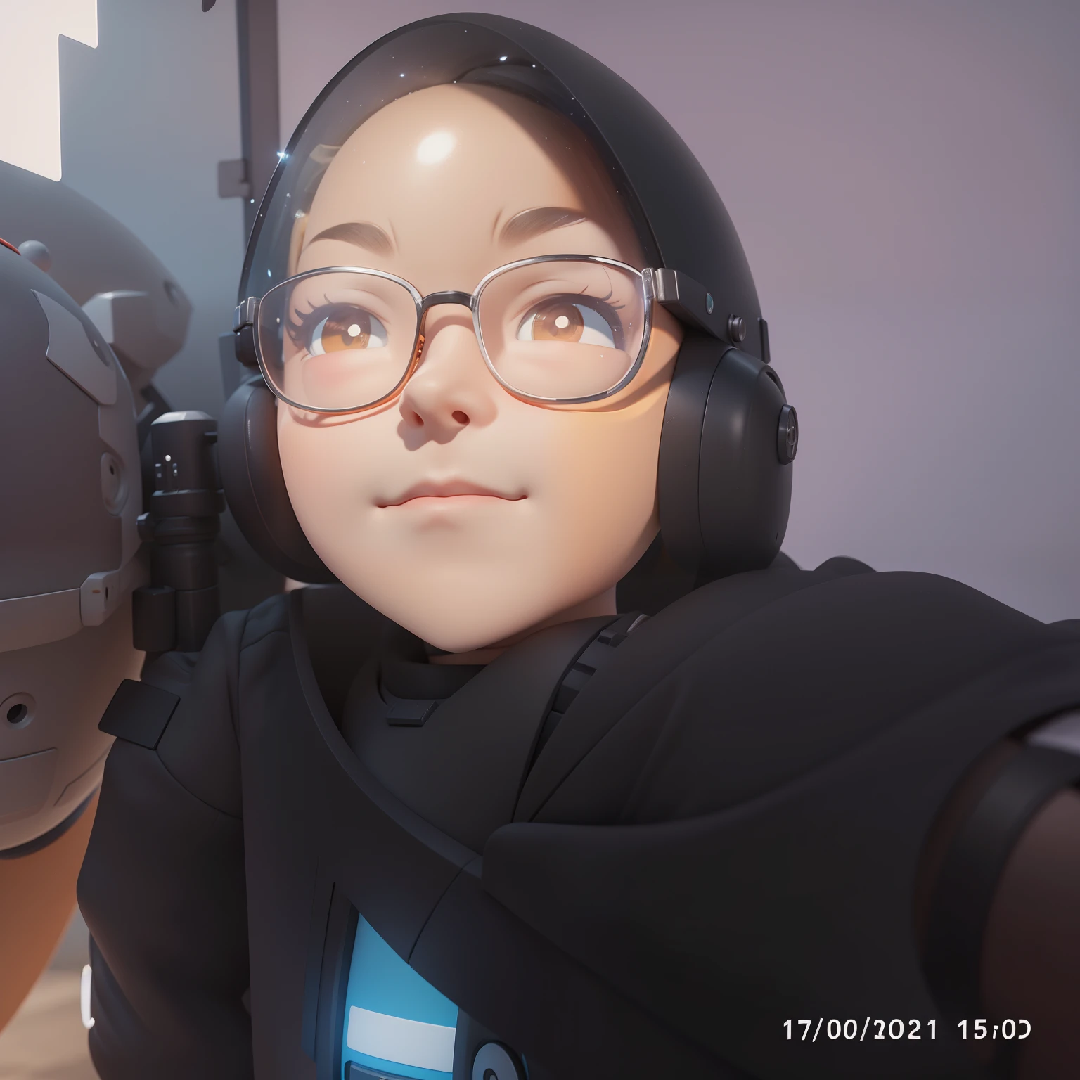 Cute girl ride on spaceship, Smile and cute pose ,Orange and white color, (Cute Astronaut: 1.331), Cute Style, Small, Big Head, 3D Rendering, ((Q Version)), Pokémon style, Machine Style, Cinematic Texture, Figures, Pokémon, Lights, Heavy Robotic Arm, Mechanical Belly, Mechanical Legs, Mechanical Legs, Mechanical Sense, Spinning, Colorful Lightning, Lightning, Cool, Clean White Background, Ray Tracing, Premium Colors, Full Body 3D Model, Action, Stylish Blind Box Toys. (fill body:1.2),chibi