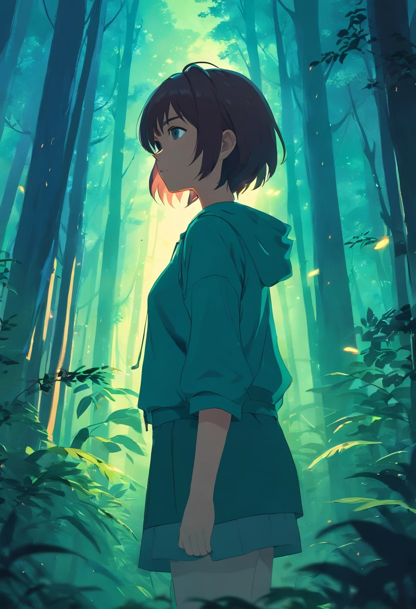 Close up of a person standing in a dark forest, concept art of a dark forest, Dark fantasy forest, dark fantasy artwork, an ominous fantasy illustration, dark fantasy style art, dark fantasy concept art, Dark fantasy background, dnd in a dark forest, Epic fantasy digital art style, dark fantasy environment, Forbidden Forest, Dark fantasy landscape, 8K fantasy art