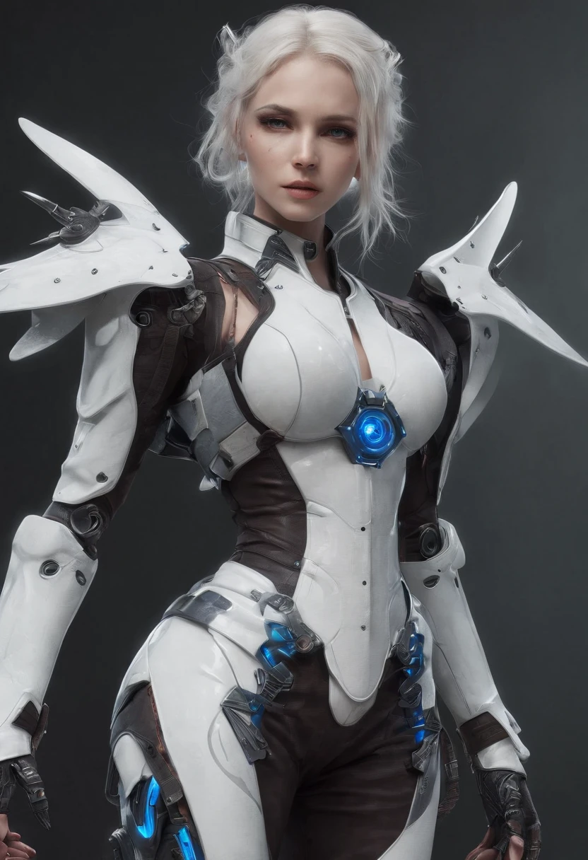 Cirilla Fiona Elen Riannon,Highest image quality,Outstanding details,超高分辨率,(Fidelity:1.4), Favor the details,closeup cleavage,Ride a dragon,High-tech dragon knight mech,He has a delicate and beautiful face,((Blue-white flying semi-mechanical fuselage:1.8)),Raised sexy,frontage,Cidade futuristica,mechanically aesthetic,Virtual Engine 5,Perfect detail rendering,rendering by octane,hyper HD
