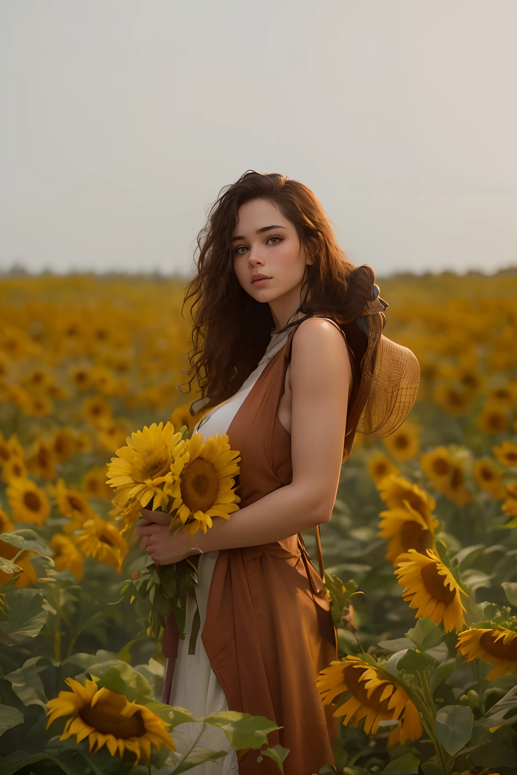 1girl, 18 years, mix4, (8K, RAW photo, Best Quality, Masterpiece:1.2), (Realistic, Photorealistic:1.37), Cute, night time, Sateen, humid, Professional lighting, Photon mapping, radiosity, physically based rendering, ultra resolution, (big breasts:1.2), in the woods, That's incredible, Ethno style,