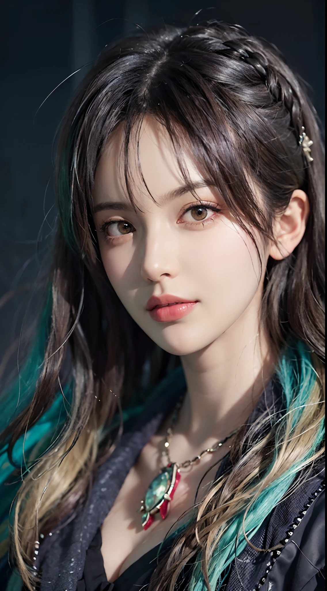 (ultra realisic), (Illustration), (Resolution Enhancement), (8K), (Extremely detailed), (Best Illustration), (beautiful-detailed eyes), (Best Quality), (The ultra-detailliert), (Masterpiece ), ( wall paper), (Detailed face),a blond, Wavy hair,(hi-top fade:1.3), (Smiling broadly, bright look), dark theme, soothing tones, muted colors, High contrast, (Natural skin texture, hyperrealism, Soft light, edgy),exposure blend, medium shot, Bokeh, (HDR:1.4), High contrast, (films, teal and orange:0.85), (muted colors, faded colors, soothing tones:1.3), Low saturation, (hyperdetailed:1.2), (black:0.4)