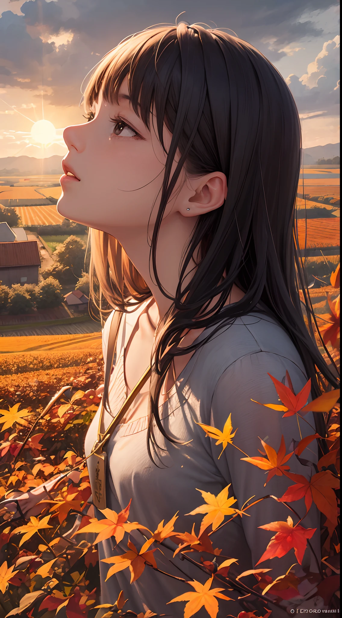 (The autumn sun is just right, The earth becomes colorful. In the countryside, There are thousands of miles of fertile fields, Fragrant rice and fruits, And endless "abundant" Light, Create delightful scenes:1.65),abstracted (anime big breast:0.1), Absurd surrealism, (Inspired by Sandor Lezen-Meyer:0.2), Amazing details break higher, Louder speeding Can you be the one who lifts me higher? The future can be brighter Someone is my guiding light Maybe I can give you what you need Can't stop rewinding So fascinating break (a photorealistic painting|a drawing) By ((Rainier Nums:0.3):1.3) , (physics:0.1), ((computer art|purism):0.1)