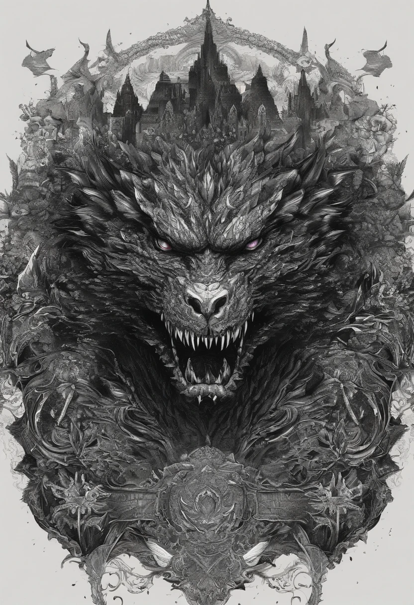 Godzilla，immensity，Spiny armor，salama，laser，Delicate picture