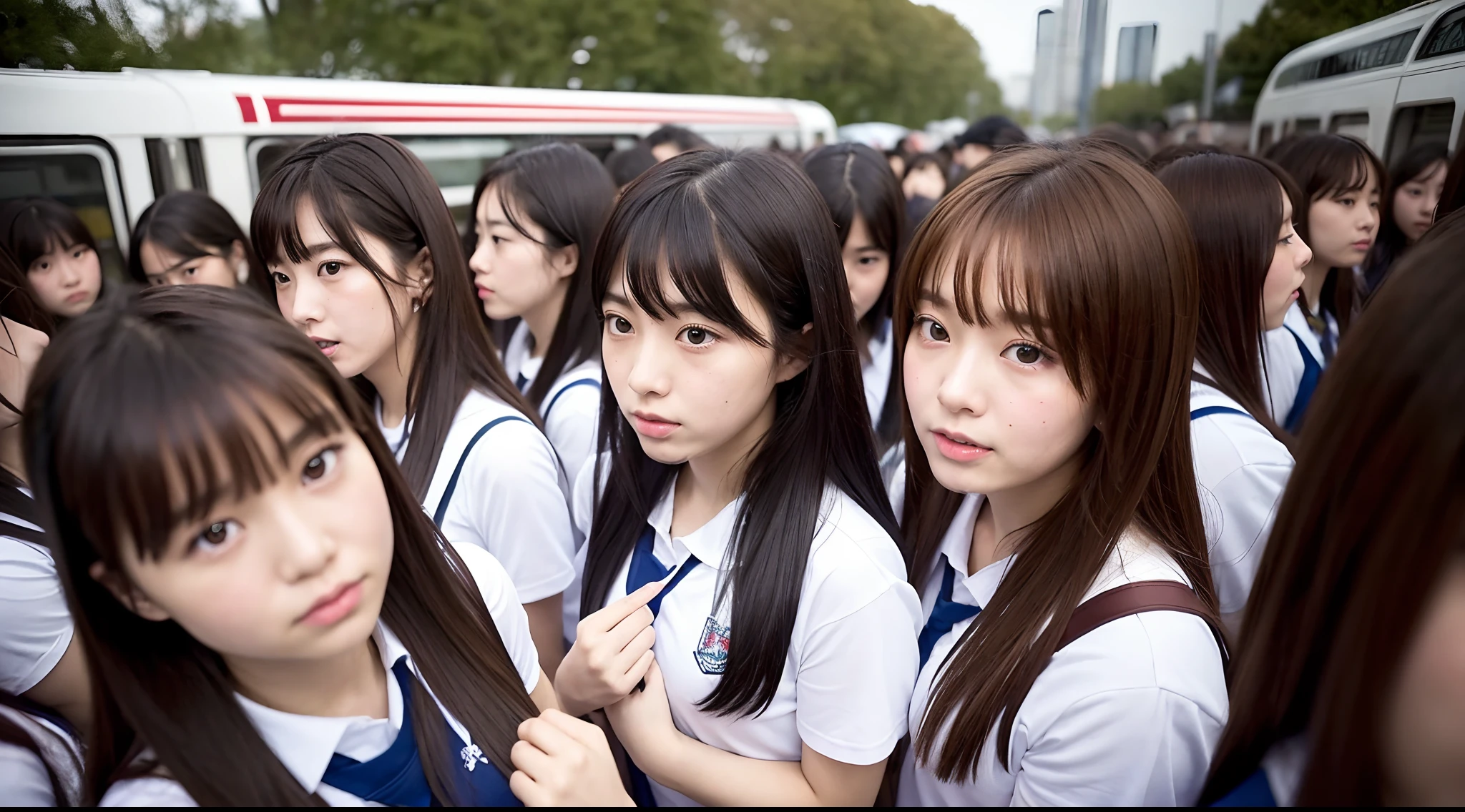 女子高校生　集合 