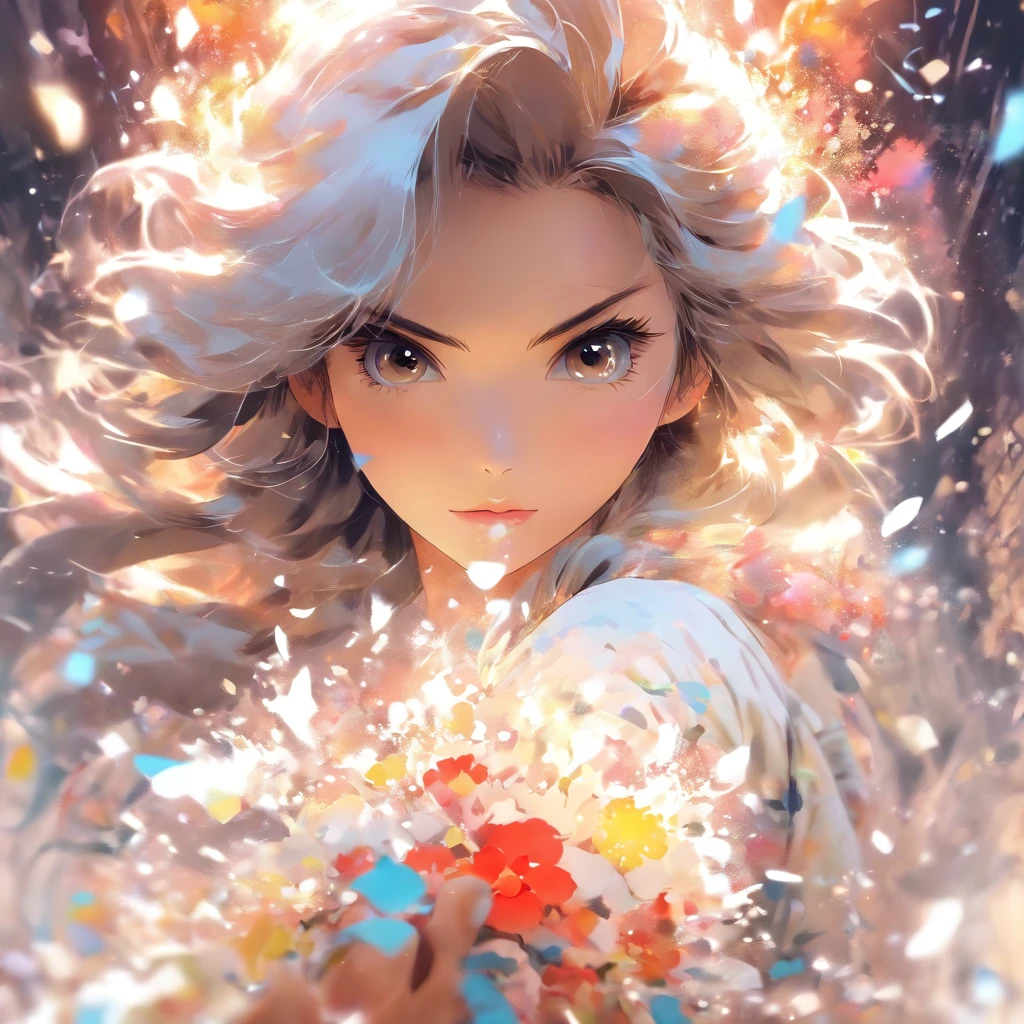 stechu,(white background:1.4), ((tachi-e)), original,(illustration:1.1),(best quality),(masterpiece:1.1),(extremely detailed CG unity 8k wallpaper:1.1), (colorful:0.9),(panorama shot:1.4),(solo:1.2), (ink splashing),(color splashing),((watercolor)), clear sharp focus,{ 1girl standing },((korean style )),flower background,outdoors,rocks, looking at viewer, make happy expressions,soft smile,pure,beautyfull detailed face and eyes,beautyfull intricacy clothing decorative pattern details, black hair,black eyes,colorwater