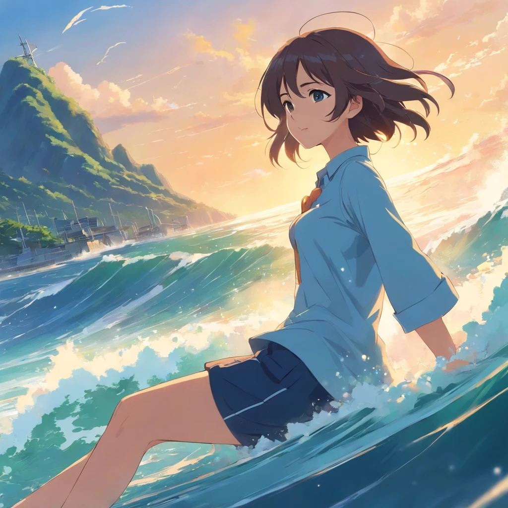 Life experience　People ride the wind and waves