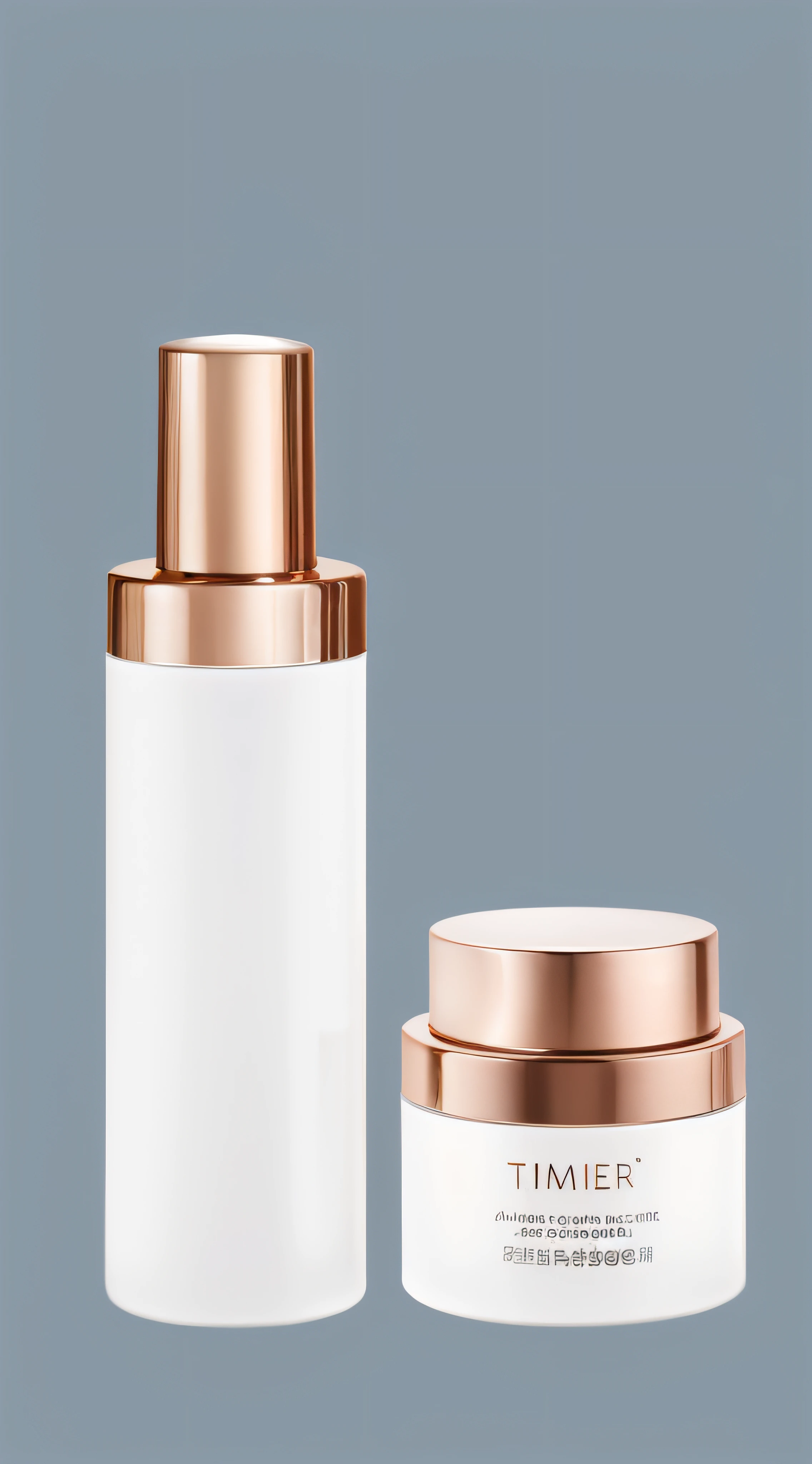 a close up of a bottle of cream and a container of cream, crisp smooth clean lines, exquisitedetails, Skincare, clean and pristine design, high quality topical render, pristine and clean design, Bottle, skin care, Glossy surface, less detailing, simple clean lines, hyper-high detail, hyper-high detail, crisp smooth lines, Fine skin details
