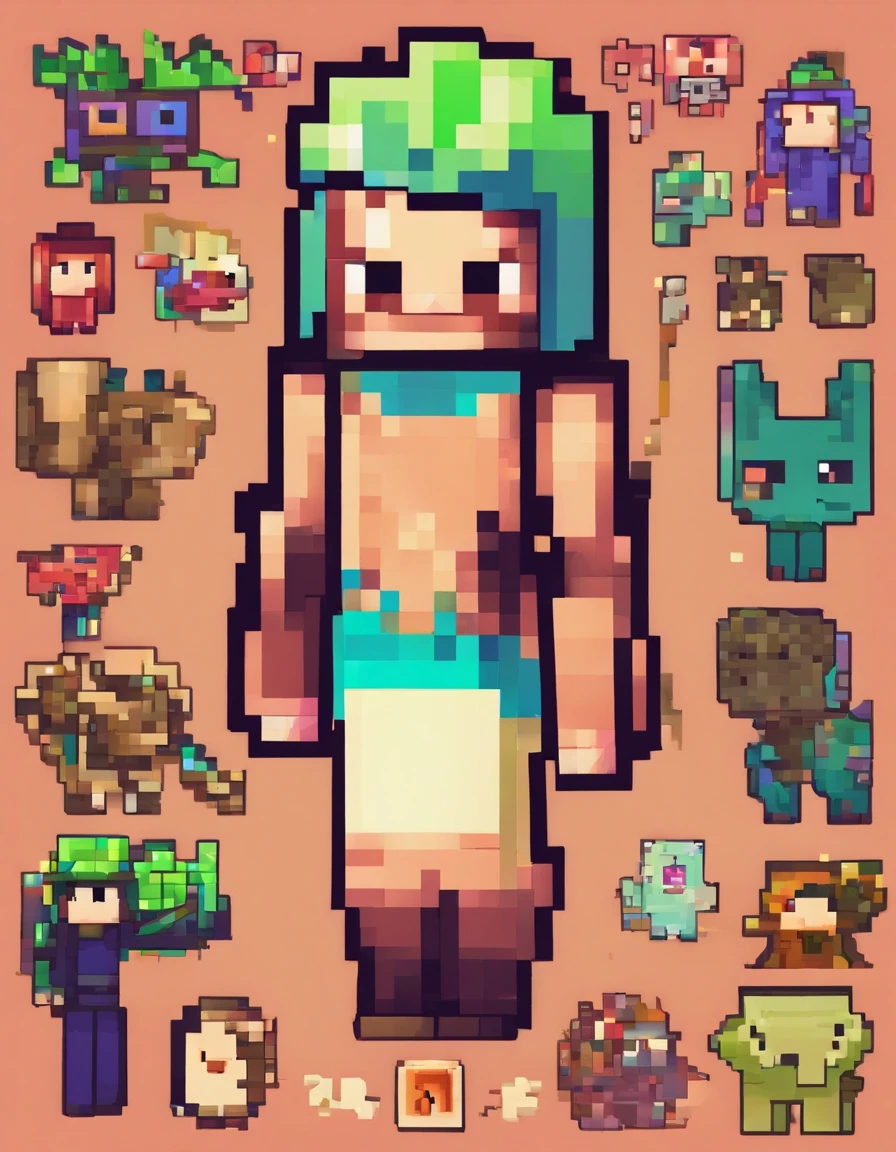 A naked pretty girl