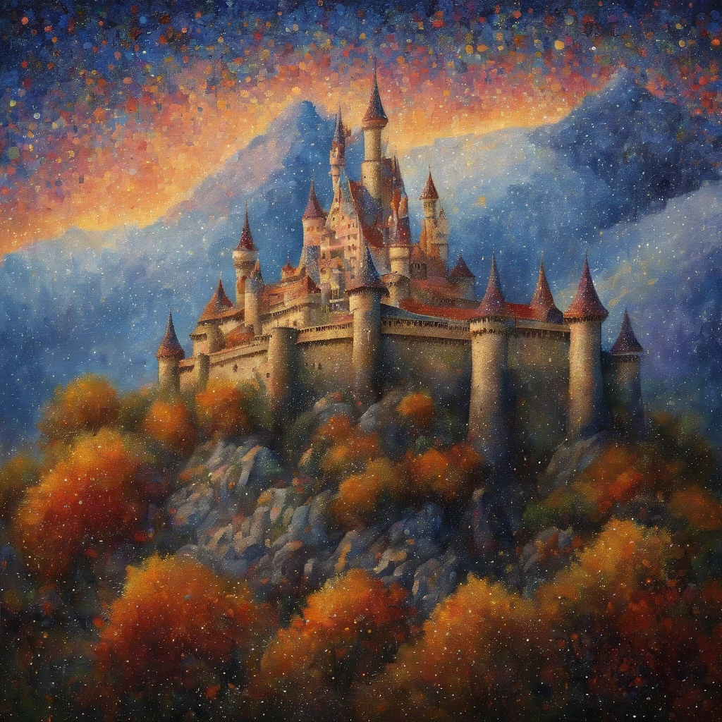 The Castle of Eternal Snow, masterpiece, best quality