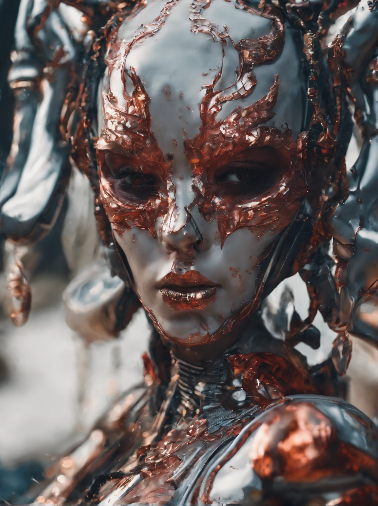 Full body like，Fire Demon City Golden Shadow Lord Platinum Silk Girl Very Detailed Ultra Realistic Face Ultra Detailed Action Shots Masterpiece Wide Angle Environment Movie Scene Movie Scene Lord Dracula leads an army to arm demons to fight surreal wars，Bright orange gold flowing short hair 32K（tmasterpiece，k hd，hyper HD，32K）boxing gloves，Silver Skull Abandoned Area of the Pond，Indigo Skull King ，Hold the steering wheel in your hand （The skeleton is realistic：1.4），，Silver skull flower ornaments，Petals flutter，Colored ball head，Hold your head high，Be proud，The nostrils look at people， A high resolution， the detail， RAW photogr， Sharp Re， Nikon D850 Film Stock Photo by Jefferies Lee 4 Kodak Portra 400 Camera F1.6 shots, Rich colors, ultra-realistic vivid textures, Dramatic lighting, Unreal Engine Art Station Trend, cinestir 800，Hold your head high，Be proud，The nostrils look at people，Tsundere，Petals flutter，Petals flutter，Sprinkle with gold dust，Fluttering，Impeccable，( reasonable design, Clear lines, High sharpness,Best quality, Very detailed skeleton, The skeleton of a masterpiece, offcial art, movie light effect, Boxer 32K（tmasterpiece，k hd，hyper HD，32K）short detailed hair，Martian ，Red Flame Maiden ，Copper protector （realisticlying：1.4），Python pattern robe，Bright orange tiara，Snowflakes fluttering，The background is pure，Hold your head high，Be proud，The nostrils look at people， A high resolution， the detail， RAW photogr， Sharp Re， Nikon D850 Film Stock Photo by Jefferies Lee 4 Kodak Portra 400 Camera F1.6 shots, Rich colors, ultra-realistic vivid textures, Dramatic lighting, Unreal Engine Art Station Trend, cinestir 800，Wear boxing gloves(RAW photo:1.2)，camel-toe，Hollow-out on，sweat leggs，White liquid， Smooth pink skin, shiny metallic glossy skin, Shiny, 　spread their legs　M-shaped legs,angry look,sullenness,Irritated，white liquid all over body，Full body like