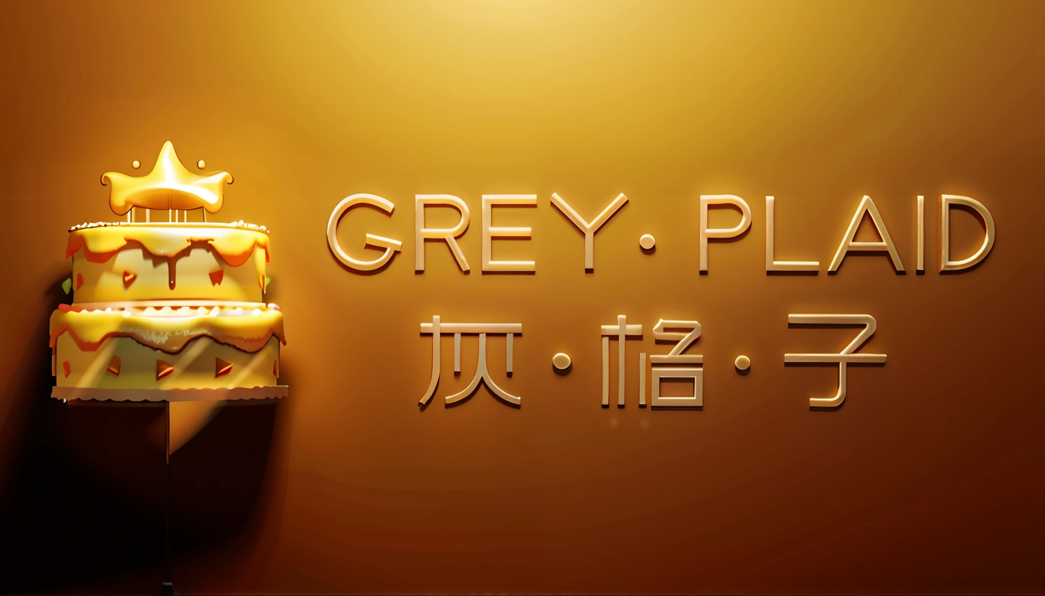 3D modeling rendering,Cake material