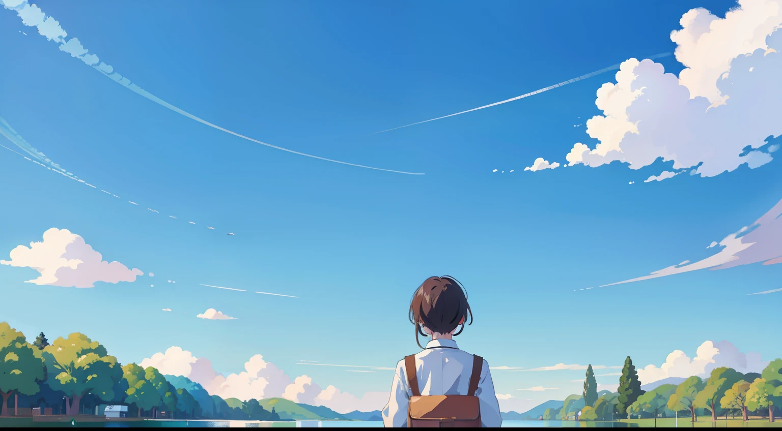 No person、a park、blue-sky