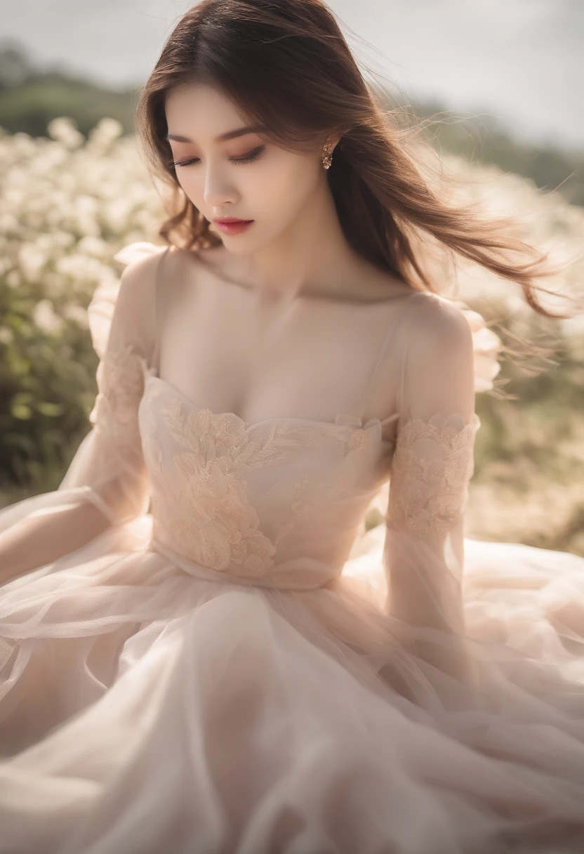 Corpo inteiro, accurate proportions, Chinese model, chinesa de 18 anos, modelo magro deitado ao lado da cama, solteiro, pequeno, hair fluttering in the wind, tule, pernas longas, slightly open feet, butt, blush, timidez, 鎖骨, abdominais, trama dupla, mulher chinesa, rosto bonito e delicado, pele clara, pele real, (rosto detalhe), cara de ovo de ganso, poros, super high res, 8k, parameters Best quality, obra-prima, super high res, (Realista 2.0), Mais detalhes, pele detalhada, calcinha branca, cabelo liso moreno, olhos bonitos, asian girl, slim, moda, meninaay, namorada, bonita, bonita, flores,