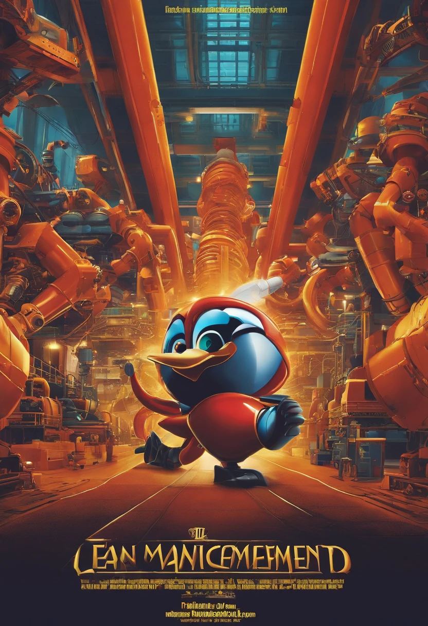 poster for,Lean management,mills,robotnik,production line