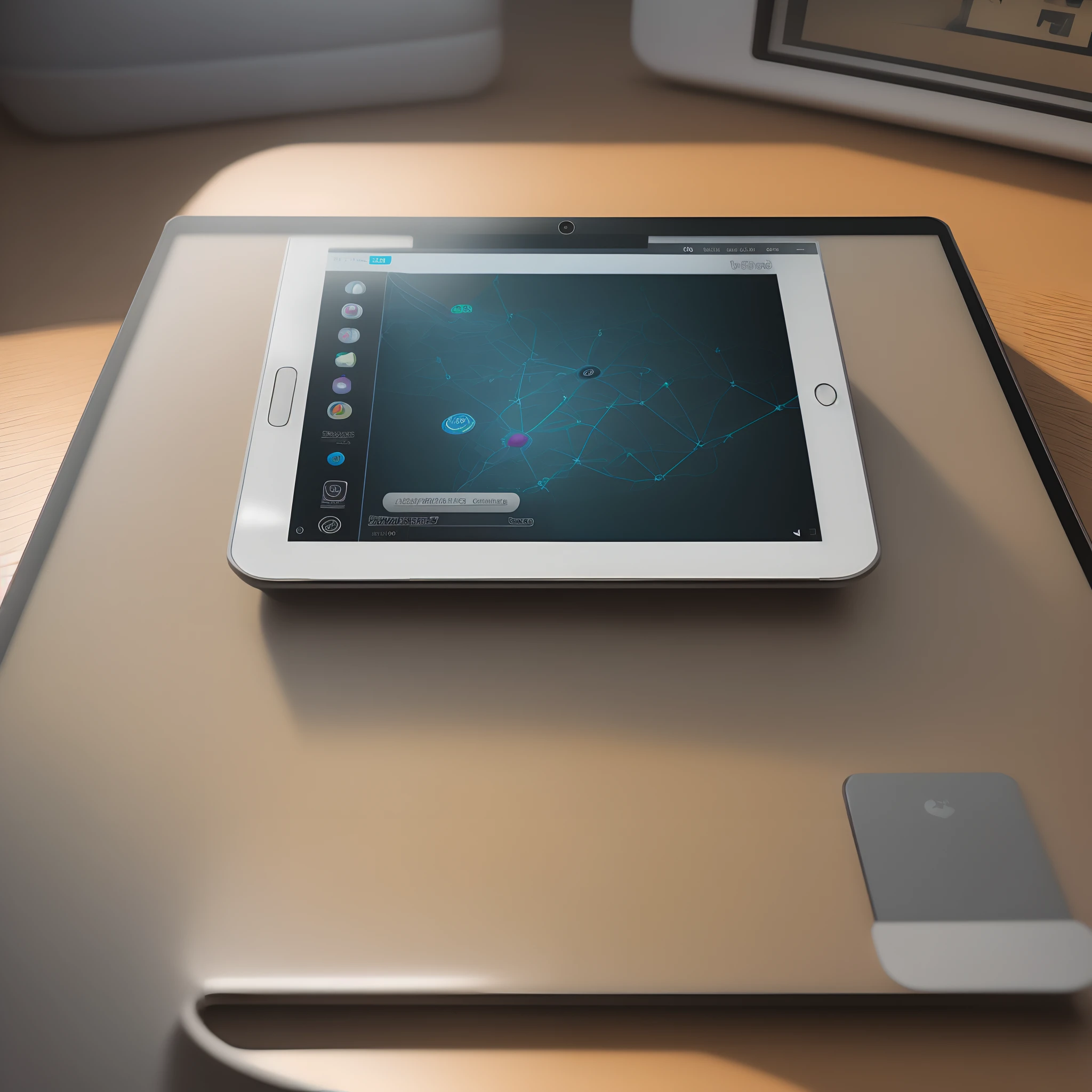 Tablet with 3d network