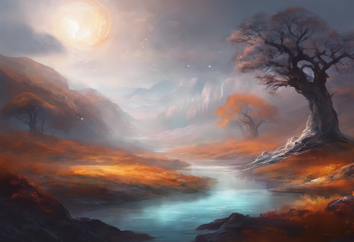 Boundless black land,Dotted white stones,Withered trees,A world without life,