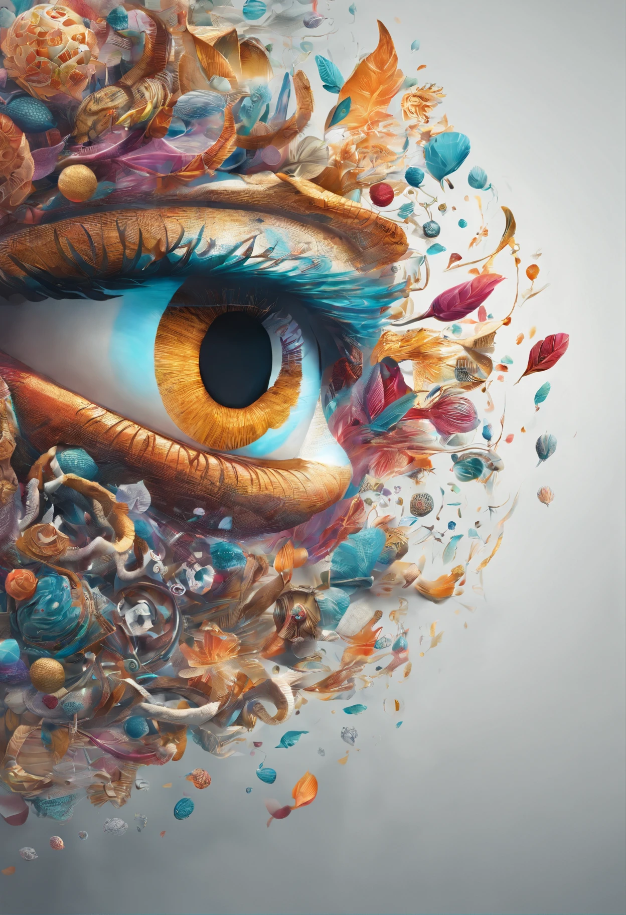 (best quality, 4k, highres, masterpiece:1.2), ultra-detailed, realistic:1.37, professional, vivid colors, studio lighting, bokeh, HDR, UHD, national geographic photography, brain close-up, dramatic lighting, lightning, abstract art, annual report book cover design, detailed human brain, intricate neural pathways, vibrant colors, exquisite detailing, high-resolution texture, mesmerizing light and shadow play, thought-provoking composition, captivating visual narrative