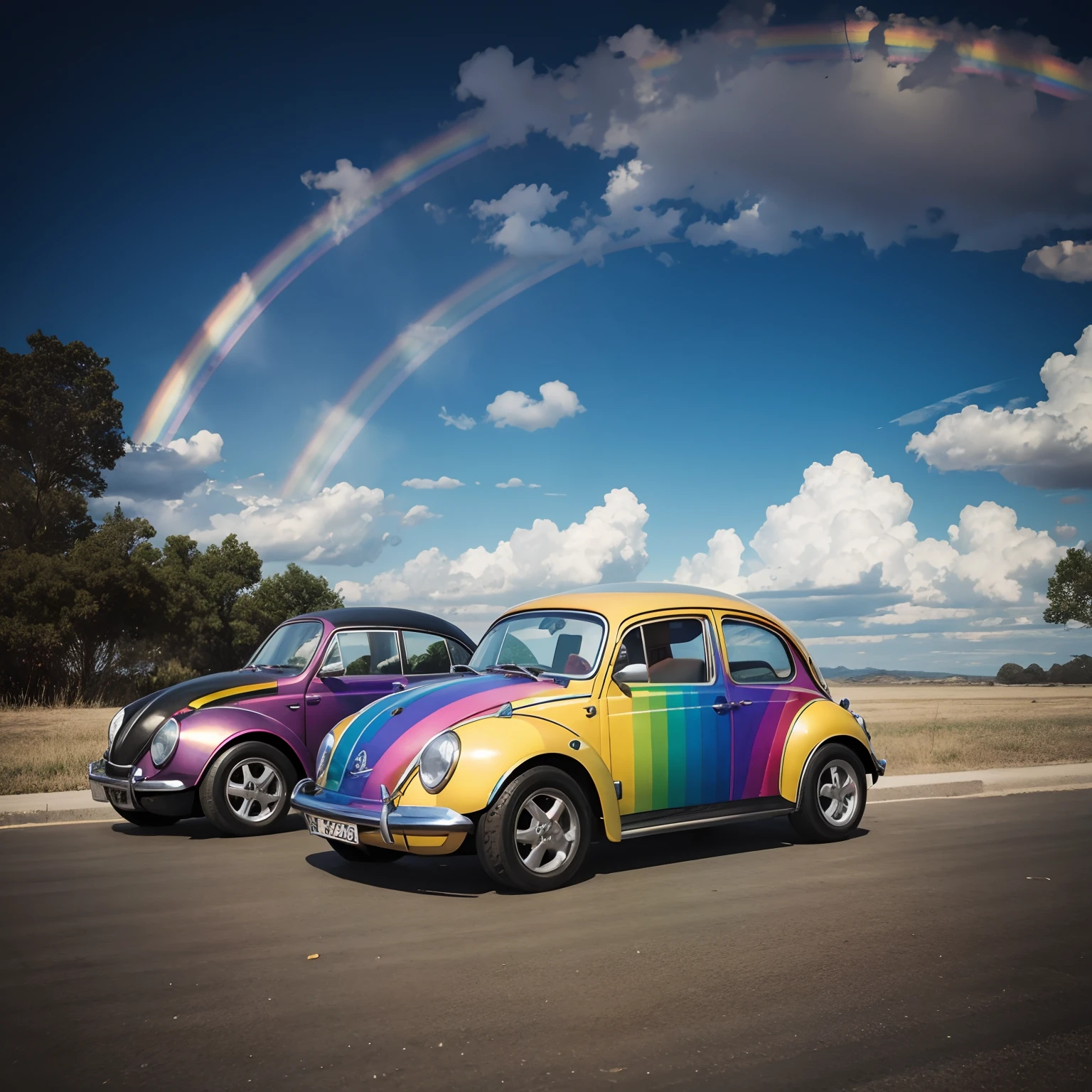 Rainbow beetles