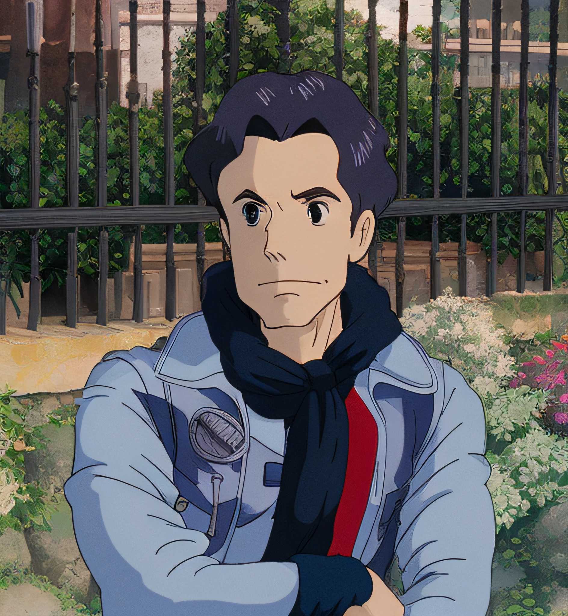 man in studio_ghibli_anime_style style