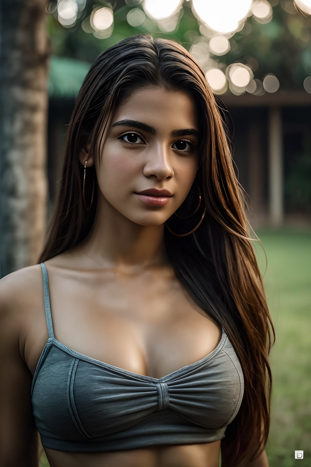 best quality, 4k, HDR, high details, a portrait of a Brazilian girl, beautiful, attractive, aesthetic, photorealistic, realistic