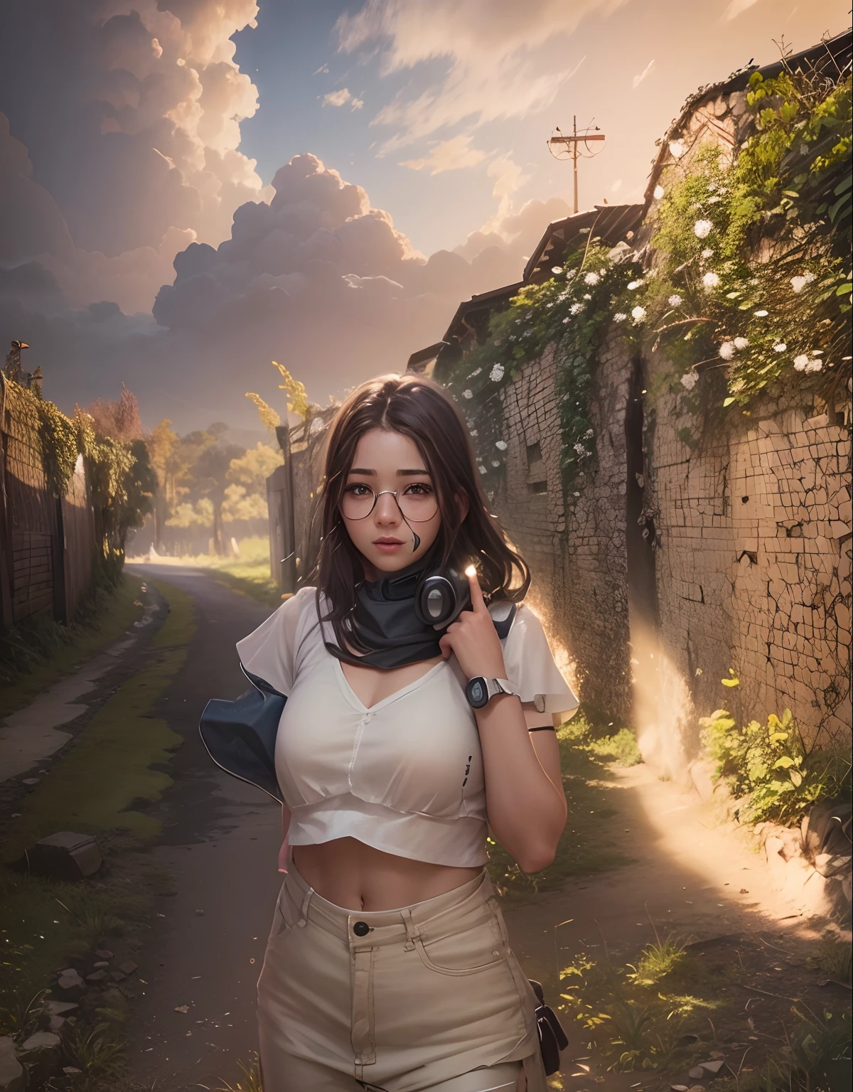girl ultra realistic, --v 6