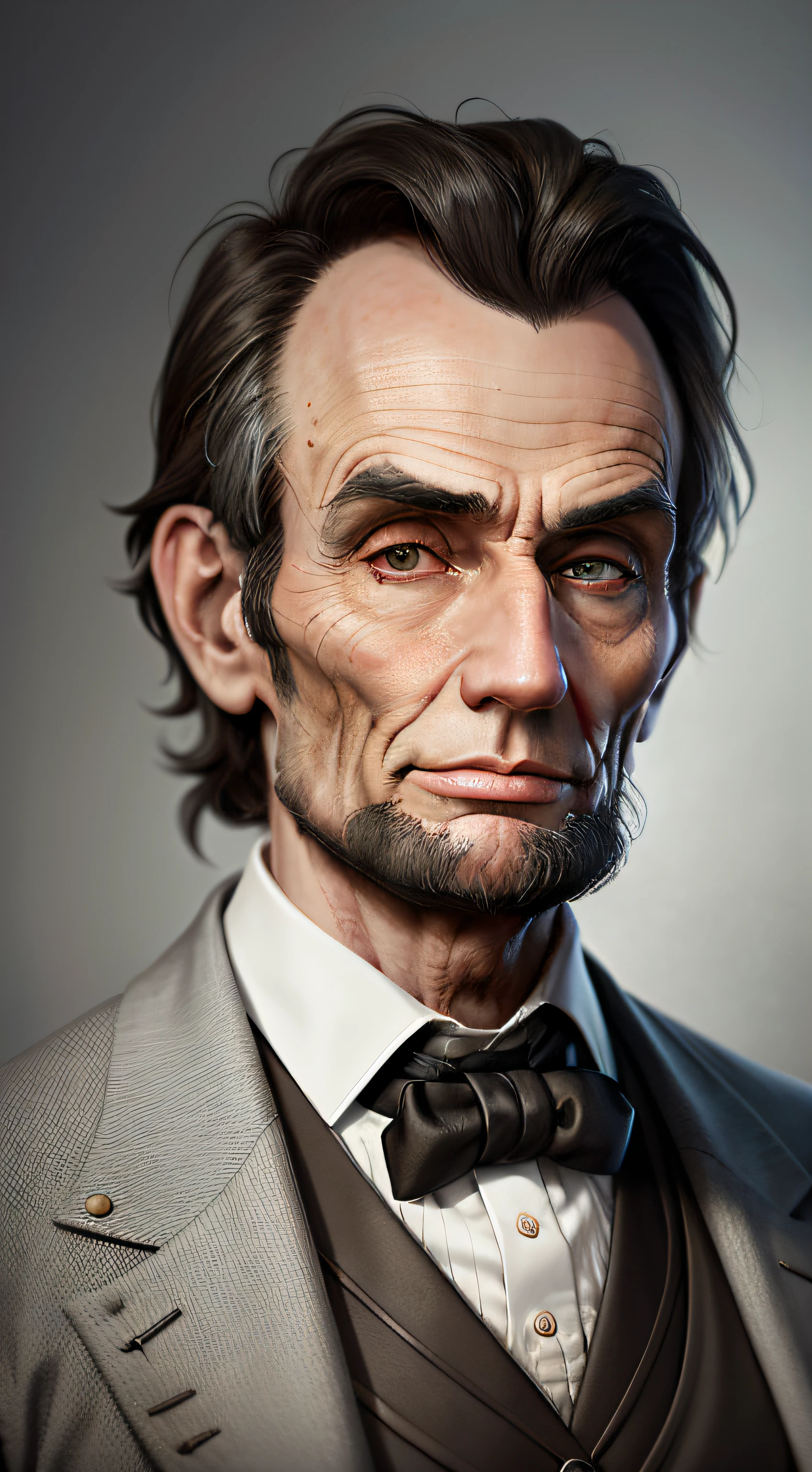 Abraham Lincoln Drama grey realistic