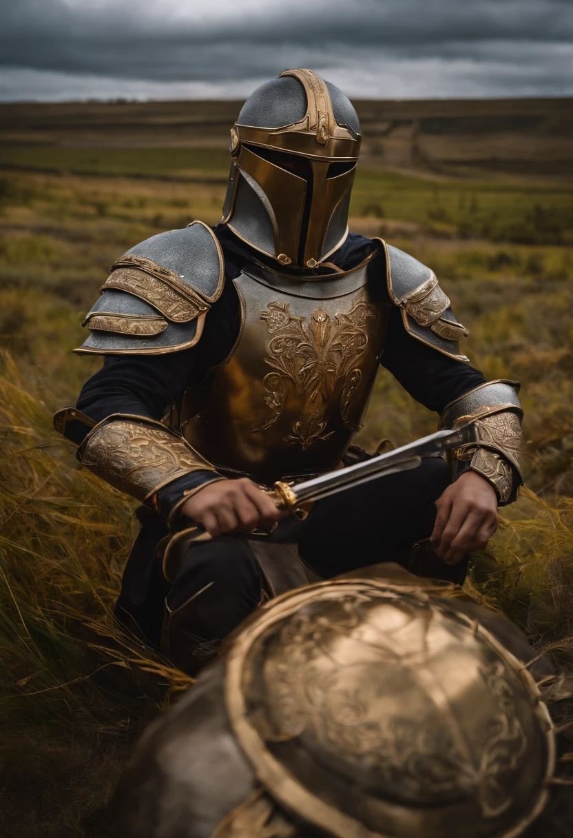 legion romana haciendose un selfie, , Armadura sangrienta, en el campo de batalla, , epopeya, 8k