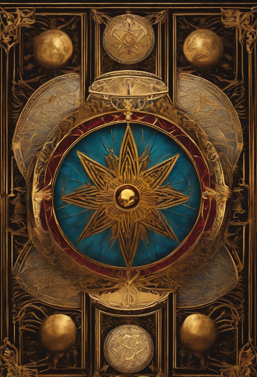 Ultra-detailed tarot cards on the table, Hyper Realistic Human Tarot Cards, Bright colors, Warm daylight, High Resolution, 8K, (Ultra-detailed:1.1), (authentic tarot cards:1.3), fantasy style