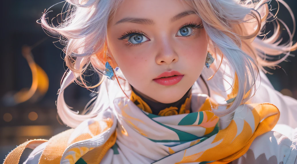 cyan colors,blue colors,Autumn Enamel World,Blood Girl 32K(tmasterpiece,k hd,Aoyama Pond,hyper HD,32K)Long flowing bright orange hair,Autumn pool,zydink, a color,Grumpy (Post-halo), (Linen scarf), Combat posture, Looking at the autumn ground, long whitr hair, Floating bright orange, Fire cloud pattern gold tiara, Chinese long-sleeved gold silk burgundy autumn clothing, (Abstract metaverse splash:1.2), white backgrounid,Peony flower vitality protector(realisticlying:1.4),Bright purple hair,Smoke on the road in autumn,The background is pure, A high resolution, the detail, RAW photogr, Sharp Re, Nikon D850 Film Stock Photo by Jefferies Lee 4 Kodak Portra 400 Camera F1.6 shots, Rich colors, ultra-realistic vivid textures, Dramatic lighting, Unreal Engine Art Station Trend, cinestir 800,A girl with long flowing bright orange hair,Huge colorful bubbles