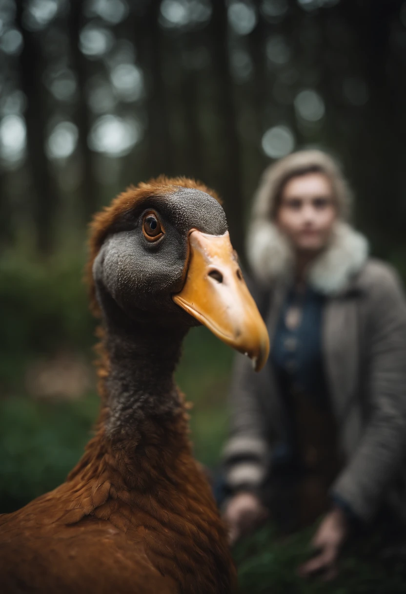 retrato de dodo realista