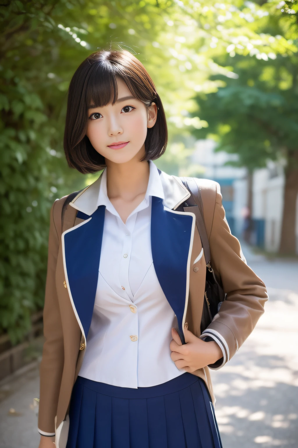 (masterpiece、high-level image quality、hightquality)、(Korean pretty girl:1.5)、(Korean Beauty Love)、((Colossal tits:1.5)、Seductive hips:1.4、(perfect anatomia、Beautiful limbs、Beautiful skin、Healthy body)、(short-hair),Supernatural body,full body Esbian、((Korean Girls' High School School Uniform:1.3、summer clothing))、Gravure photography、Professional、Shy、School route、夏天