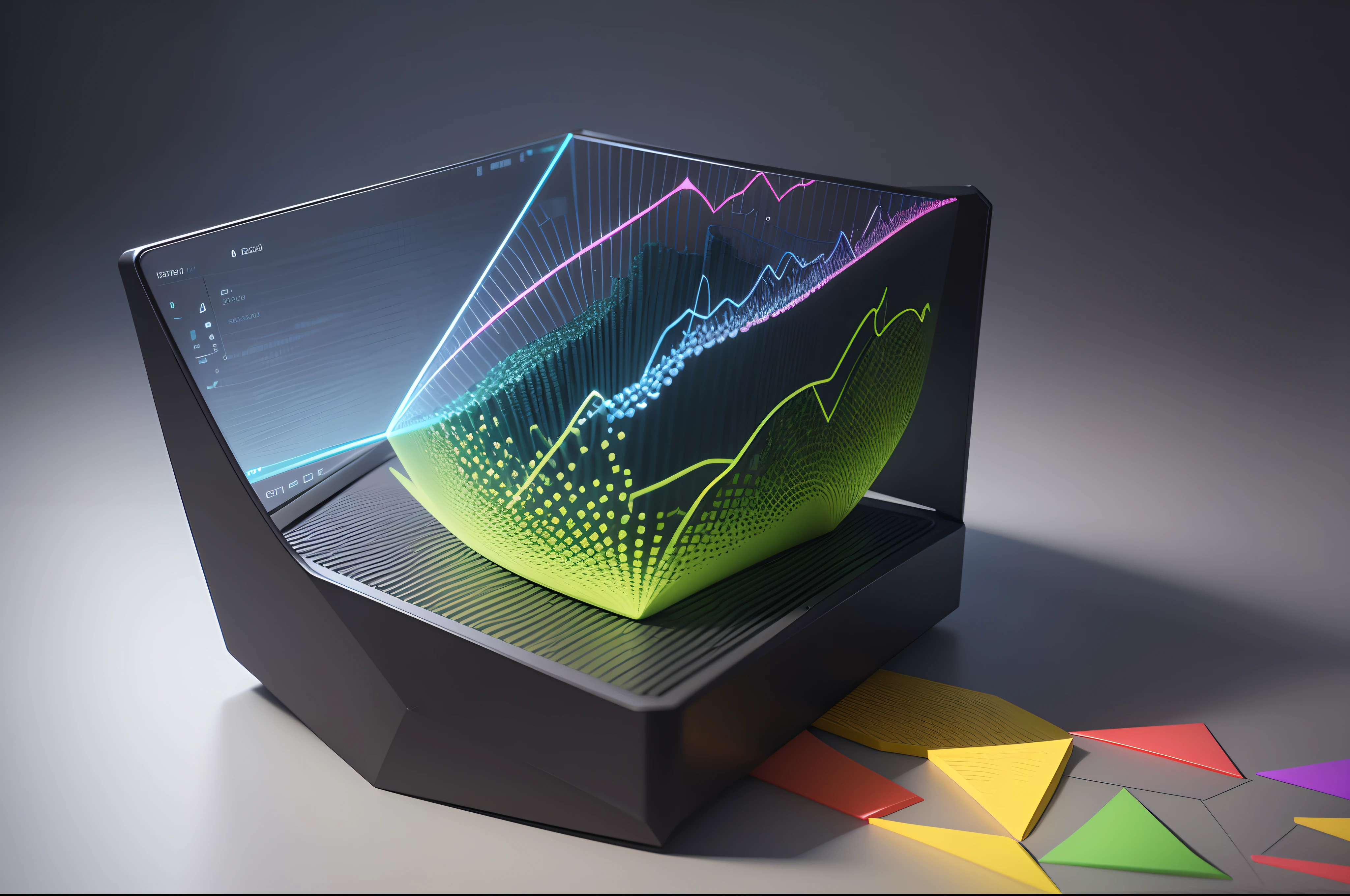 Engaging 3D visualization featuring stunning graphs