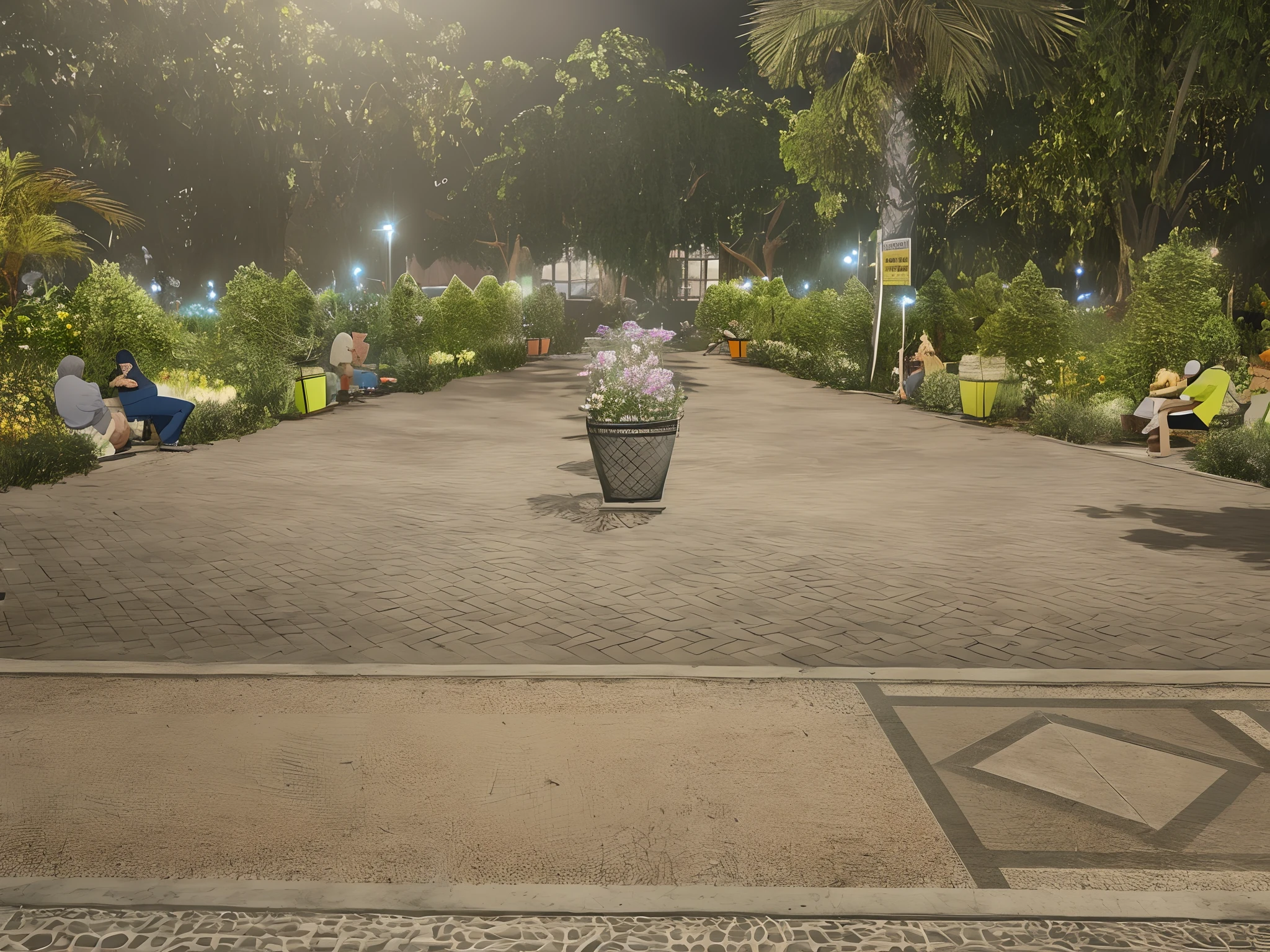 a nursery with plants for sale, realistic image, 8k render