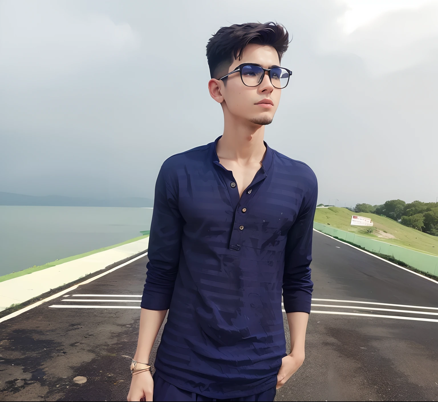 Boy with good body