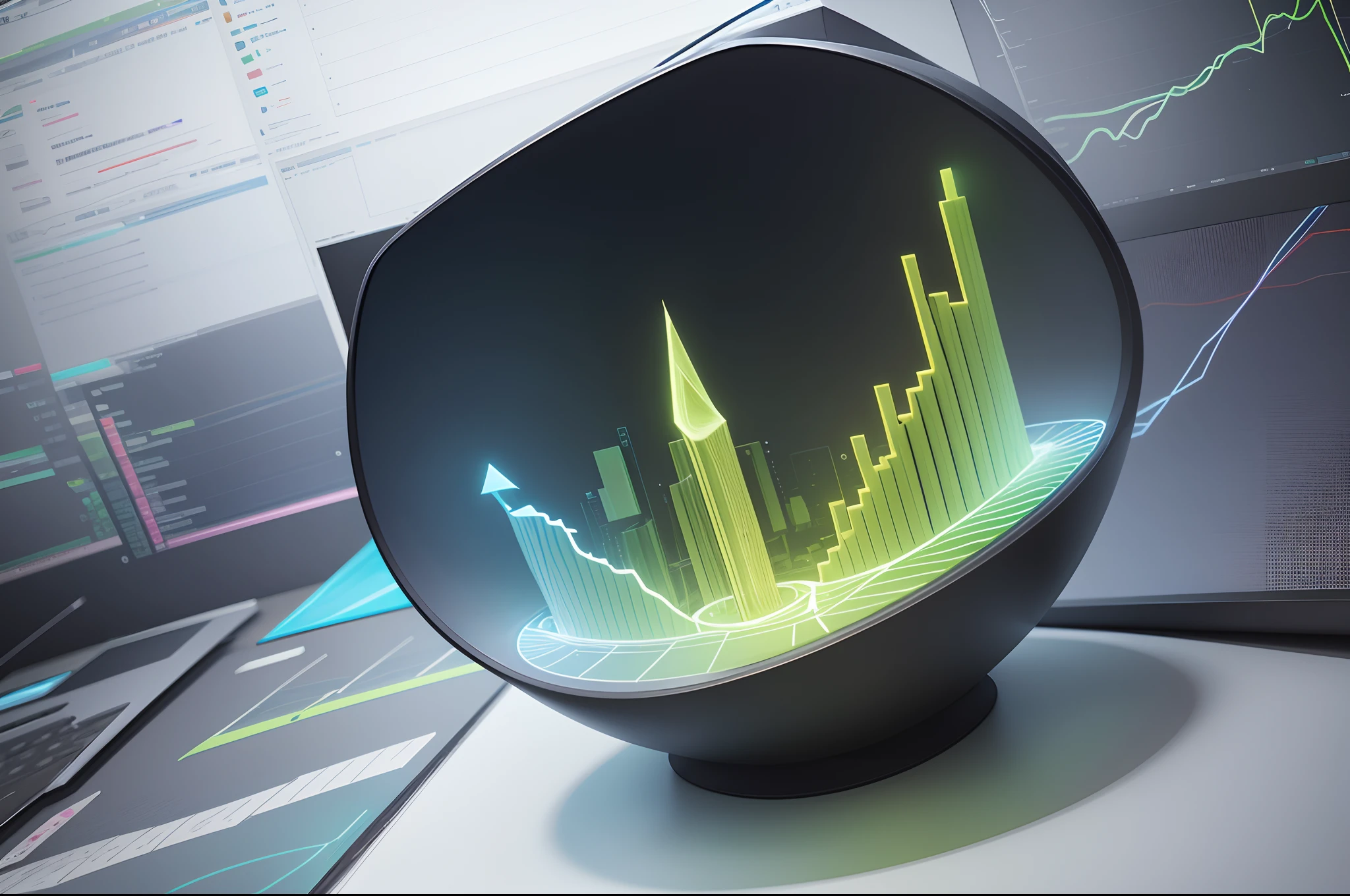 Engaging 3D visualization featuring stunning graphs