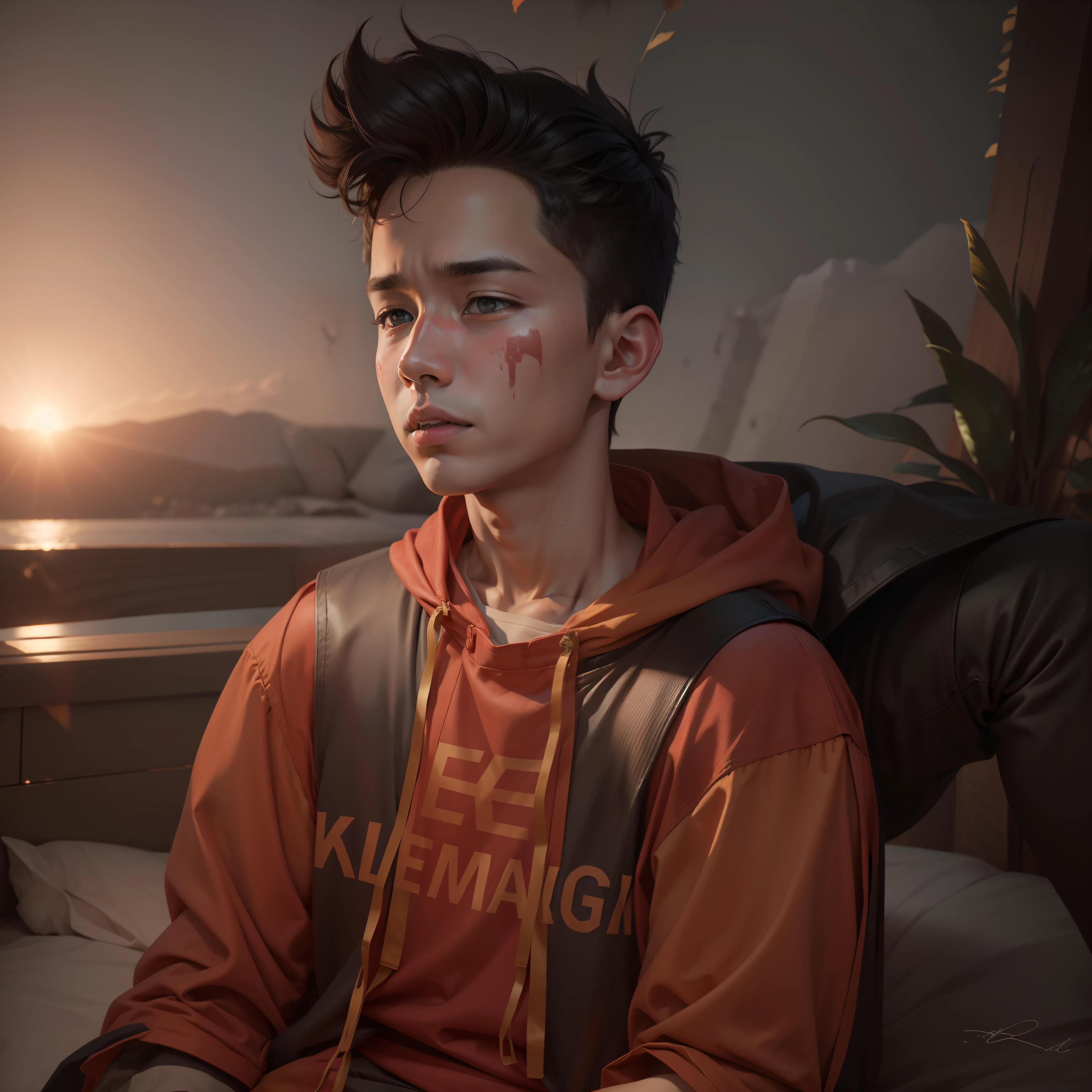 The hansam boy photo change background and colouring , reality face , edit 4k hd
