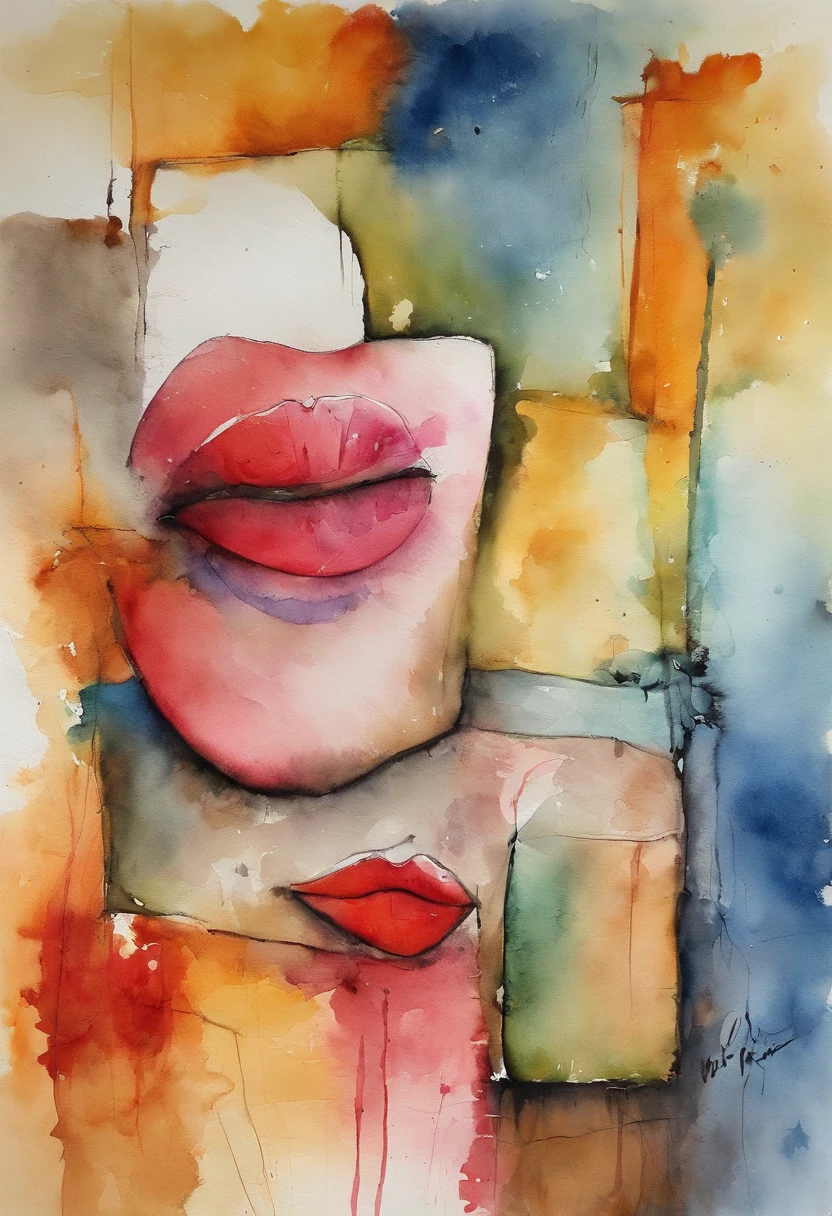 mechendo os labios