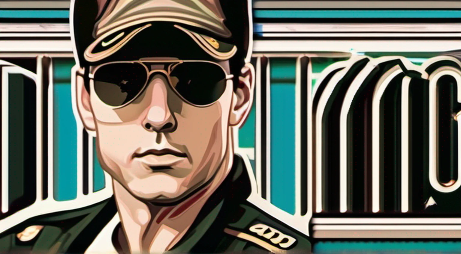 Tom Cruise from Top Gun, vhs effect, (poster:1.2),poster on wall, nostalgia, movie poster,
(skin texture), intricately detailed, fine details, hyperdetailed, raytracing, subsurface scattering, diffused soft lighting, shallow depth of field, by (Oliver Wetter)
professional majestic oil painting by Ed Blinkey, Atey Ghailan, Studio Ghibli, by Jeremy Mann, Greg Manchess, Antonio Moro, trending on ArtStation, trending on CGSociety, Intricate, High Detail, Sharp focus, dramatic, photorealistic painting art by (greg rutkowski:1.4), bokeh