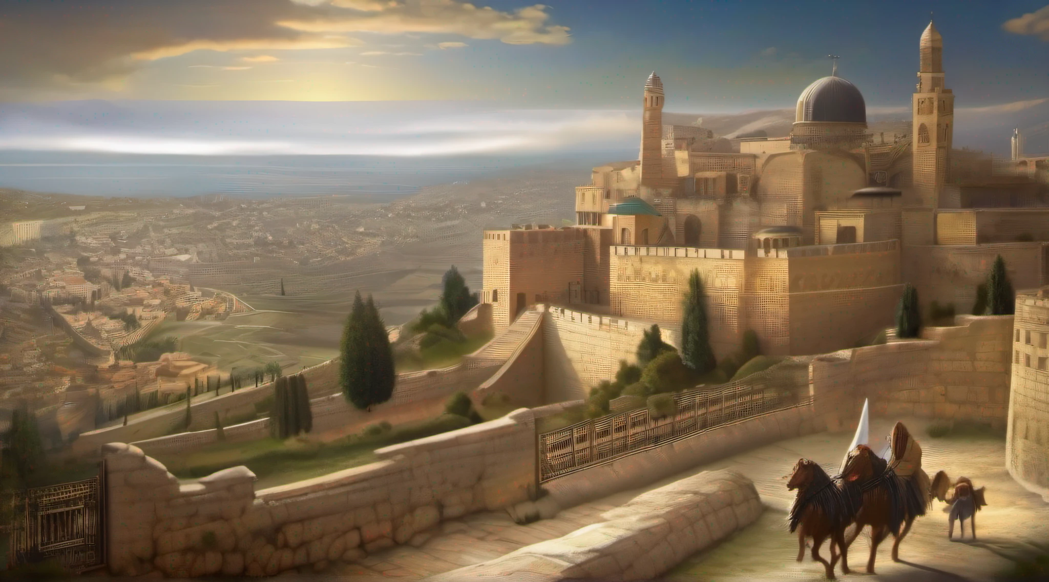 Landscape of Jerusalem at the time of Jesus