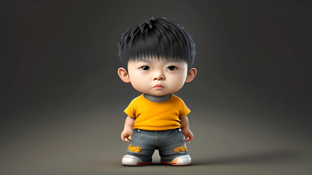 Asian people,Liangshan mob, Fierce appearance,adolable, small,Devian Art, Trend Art Station, number art, A detailed, adolable, Realistis, humanoid character, Cinematic Sho,灯光,It looks vicious。