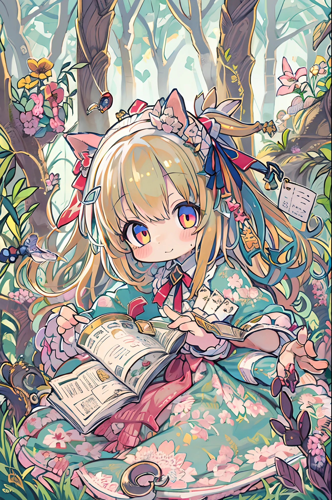 Alice \(Alice in Wonderland\),kawaii、 girl、