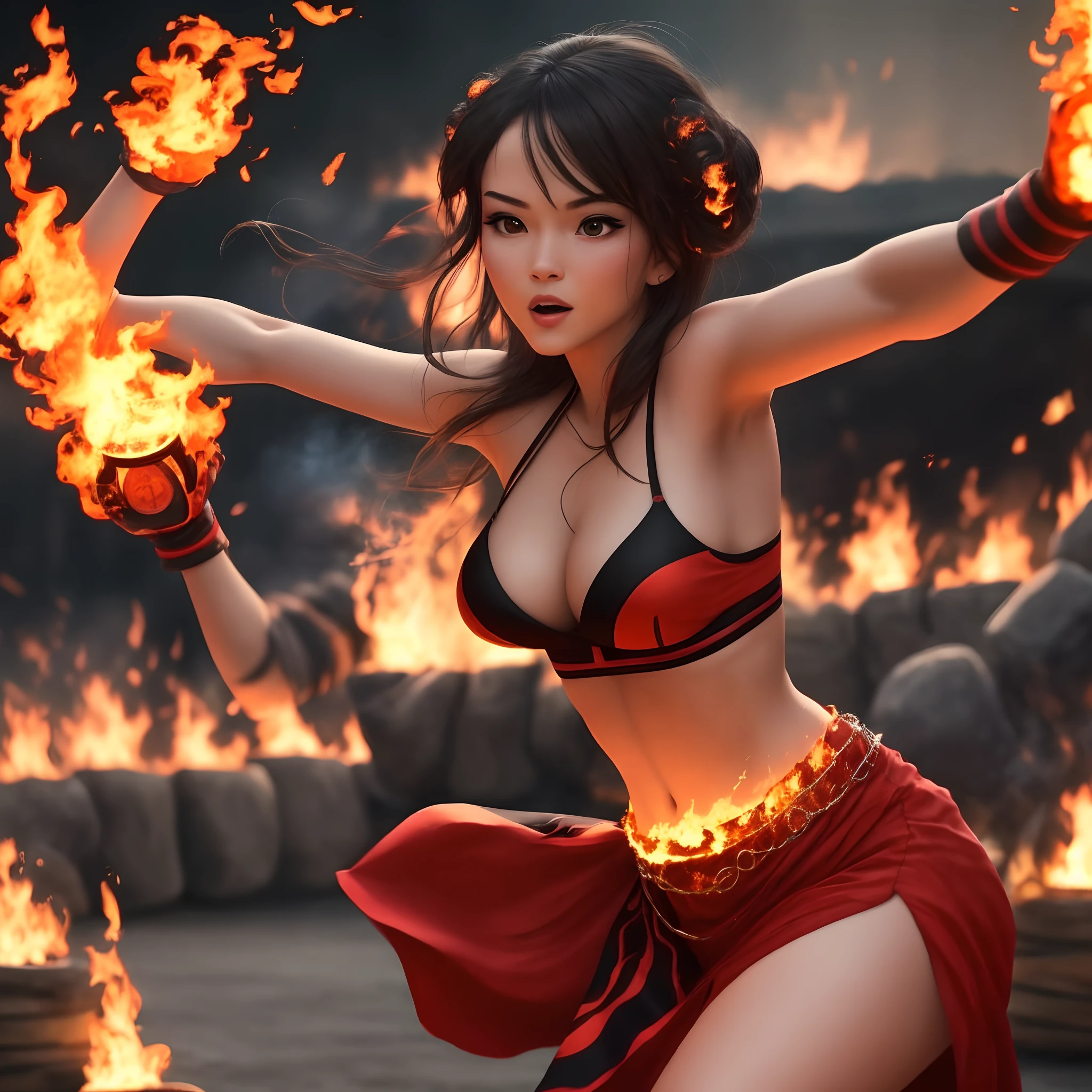 I don't know if the fire dance is sexy