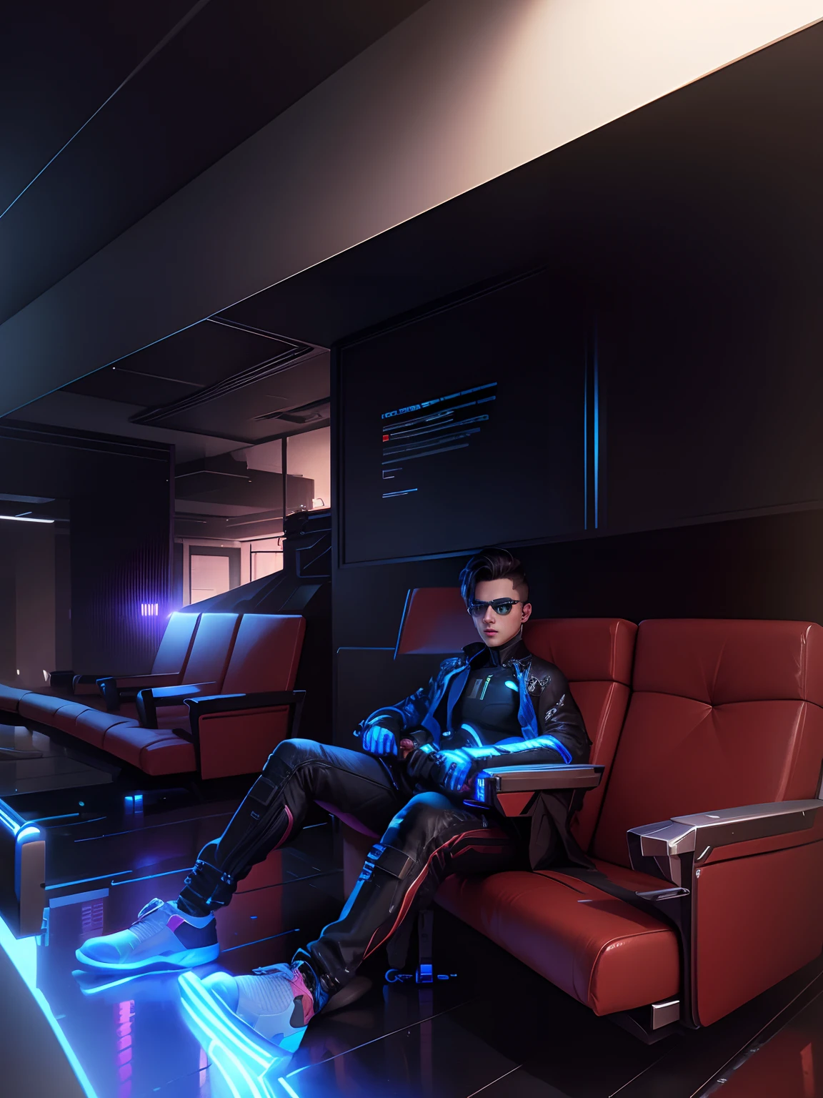 Change background cyberpunk handsome boy.realistic face.8k ultra realistic
