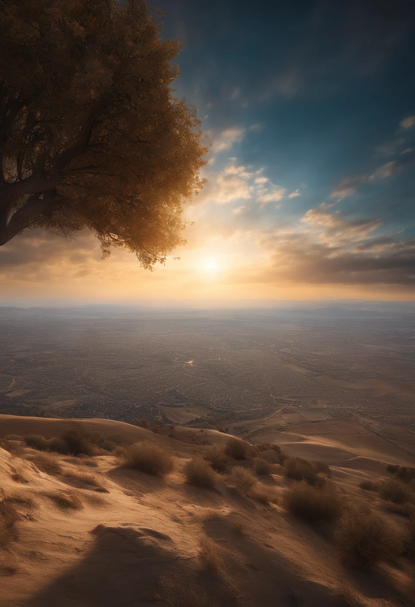 Amazing Holy Bible,, Landscape in the skies, cinemactic, Israel and Jerusalem, ultra fotorreal, ultra detalhado, detalhes intrincados, hiper-realista, octan render, 8k, Full HD