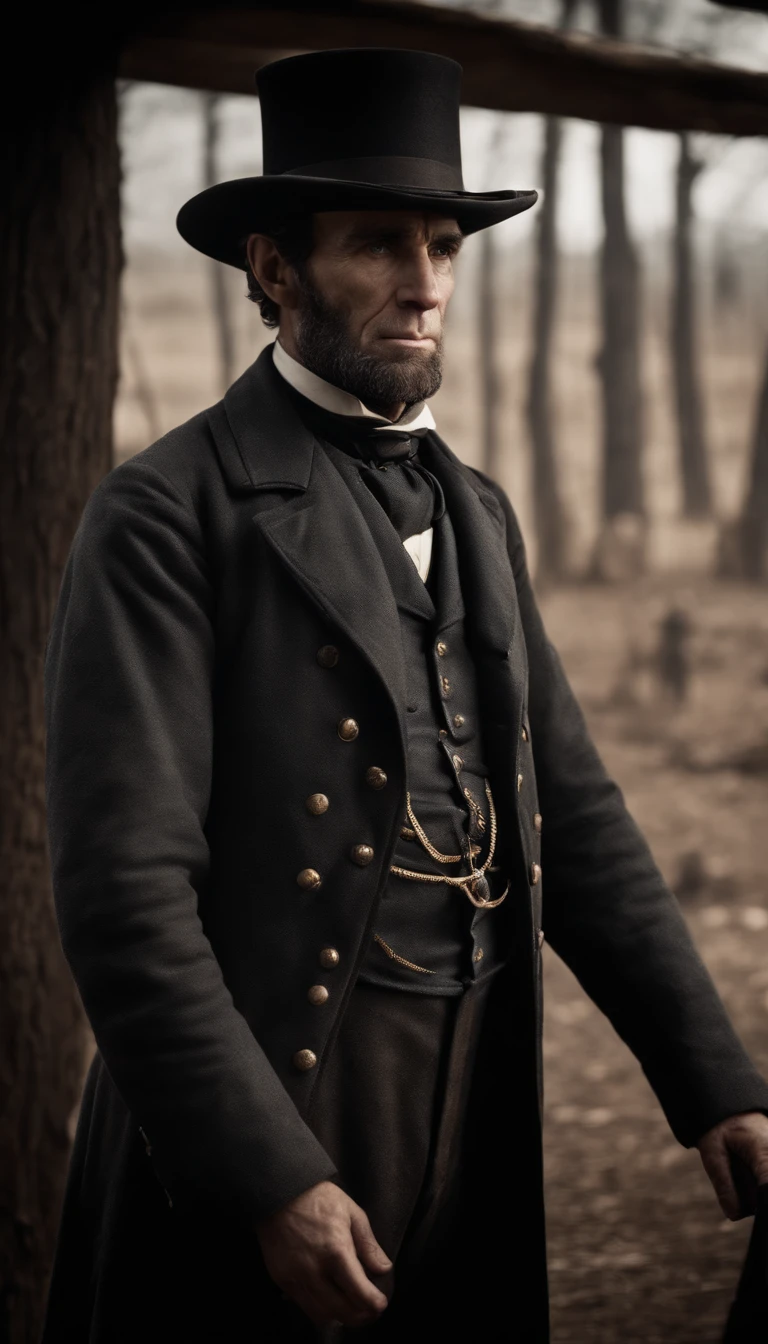Os Pinkerton protegendo Abrahan Lincoln durante a guerra civil